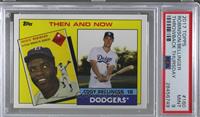 1985 Topps Father and Son Design - Jackie Robinson, Cody Bellinger [PSA 9&…