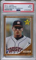 1962 Topps Rookie Star Design - Alex Bregman [PSA 9 MINT] #/1,329