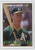 1967 Fence Busters Design - Mark McGwire #/2,245