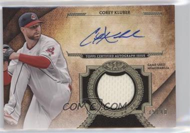 2017 Topps Tier One - Autographed Tier One Relic #AT1R-CKL - Corey Kluber /40