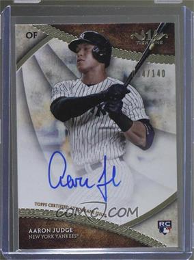 2017 Topps Tier One - Break Out Autographs #BOA-AJD - Aaron Judge /140