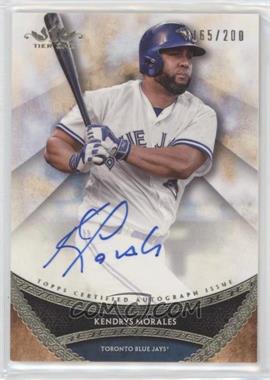 2017 Topps Tier One - Prime Performers Autographs #PPA-KMO - Kendrys Morales /200