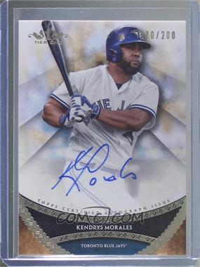 2017 Topps Tier One - Prime Performers Autographs #PPA-KMO - Kendrys Morales /200