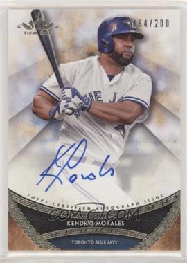 2017 Topps Tier One - Prime Performers Autographs #PPA-KMO - Kendrys Morales /200