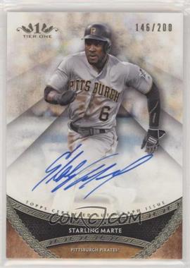 2017 Topps Tier One - Prime Performers Autographs #PPA-SMR - Starling Marte /200