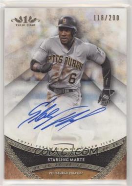 2017 Topps Tier One - Prime Performers Autographs #PPA-SMR - Starling Marte /200