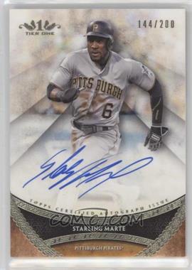 2017 Topps Tier One - Prime Performers Autographs #PPA-SMR - Starling Marte /200