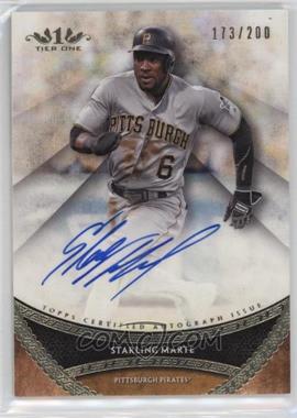 2017 Topps Tier One - Prime Performers Autographs #PPA-SMR - Starling Marte /200
