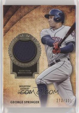 2017 Topps Tier One - Tier One Relics #T1R-GSP - George Springer /331