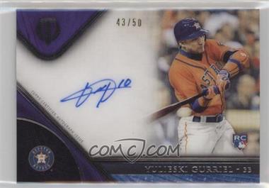 2017 Topps Tribute - Tribute Autographs - Purple #TA-YG - Yulieski Gurriel /50