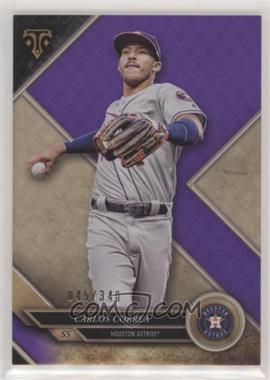 2017 Topps Triple Threads - [Base] - Amethyst #14 - Carlos Correa /340