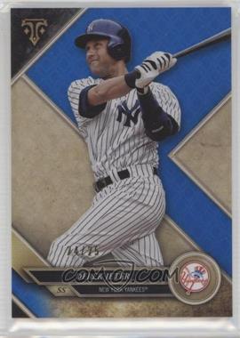 2017 Topps Triple Threads - [Base] - Sapphire #69 - Derek Jeter /25