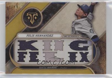 2017 Topps Triple Threads - Relics - Gold #TTR-FH5 - Felix Hernandez /9