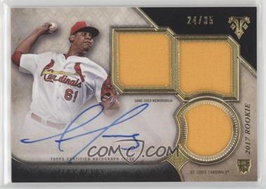 2017 Topps Triple Threads - Rookies and Future Phenoms Autographs - Onyx #RPA-AR - Alex Reyes /35