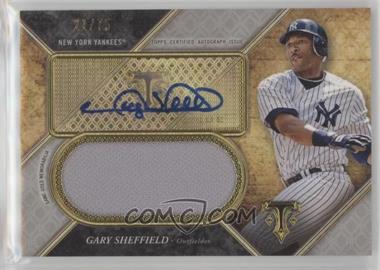 2017 Topps Triple Threads - Unity Autograph Jumbo Relics - Silver #UAJR-GH - Gary Sheffield /75