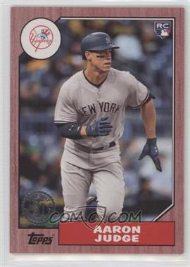 2017 Topps Update Series - 1987 Rookies and Trades - Red #US87-35 - Aaron Judge /25