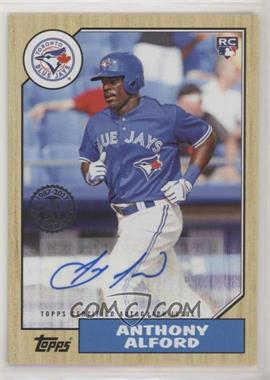 2017 Topps Update Series - 1987 Rookies and Trades Autographs #87A-AA - Anthony Alford