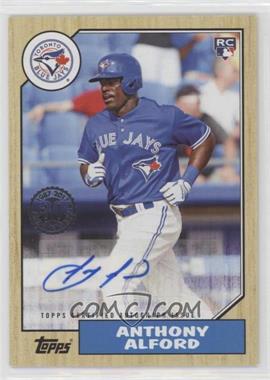 2017 Topps Update Series - 1987 Rookies and Trades Autographs #87A-AA - Anthony Alford