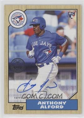 2017 Topps Update Series - 1987 Rookies and Trades Autographs #87A-AA - Anthony Alford