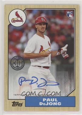 2017 Topps Update Series - 1987 Rookies and Trades Autographs #87A-PD - Paul DeJong