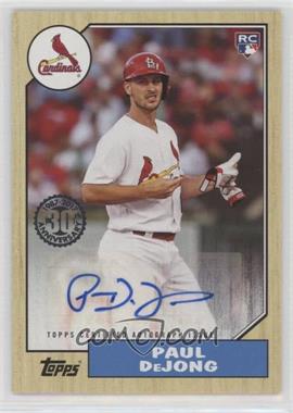 2017 Topps Update Series - 1987 Rookies and Trades Autographs #87A-PD - Paul DeJong