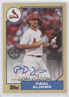 2017 Topps Update Series - 1987 Rookies and Trades Autographs #87A-PD - Paul DeJong