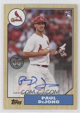 2017 Topps Update Series - 1987 Rookies and Trades Autographs #87A-PD - Paul DeJong