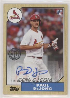 2017 Topps Update Series - 1987 Rookies and Trades Autographs #87A-PD - Paul DeJong