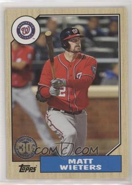 2017 Topps Update Series - 1987 Rookies and Trades #US87-21 - Matt Wieters [EX to NM]