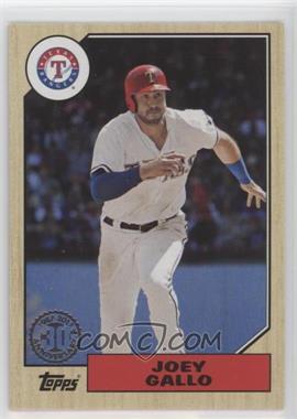 2017 Topps Update Series - 1987 Rookies and Trades #US87-44 - Joey Gallo