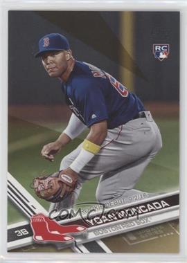 2017 Topps Update Series - [Base] - Gold #US125 - Rookie Debut - Yoan Moncada /2017