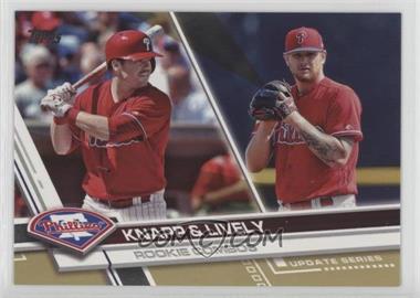 2017 Topps Update Series - [Base] - Gold #US160 - Rookie Combos - Knapp & Lively /2017