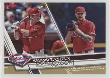 2017 Topps Update Series - [Base] - Gold #US160 - Rookie Combos - Knapp & Lively /2017