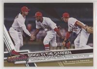 BIRDS IN THE GARDEN (Cardinals Outfielders Share Youth, Pop) #/2,017