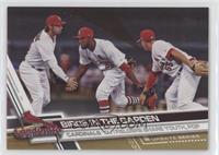 BIRDS IN THE GARDEN (Cardinals Outfielders Share Youth, Pop) #/2,017
