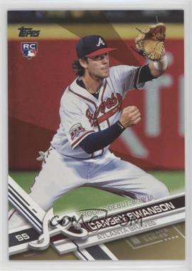 2017 Topps Update Series - [Base] - Gold #US247 - Rookie Debut - Dansby Swanson /2017