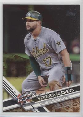 2017 Topps Update Series - [Base] - Memorial Day Camo #US245 - All-Star - Yonder Alonso /25