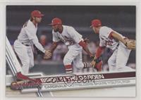 BIRDS IN THE GARDEN (Cardinals Outfielders Share Youth, Pop) #/99
