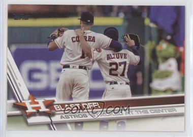 2017 Topps Update Series - [Base] #US14 - BLAST OFF! (Astros Stacked at the Center)