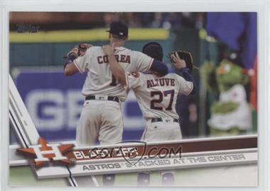 2017 Topps Update Series - [Base] #US14 - BLAST OFF! (Astros Stacked at the Center)