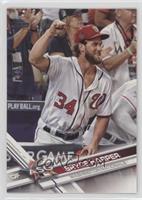 Short Print Variation - Bryce Harper (Fist Pumped in Air)