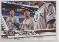 Short Print Variation - Mookie Betts (With George Springer)