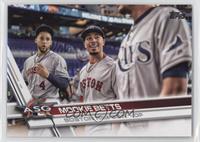 Short Print Variation - Mookie Betts (With George Springer)