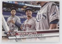 Short Print Variation - Mookie Betts (With George Springer)