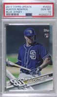 Short Print Variation - Hunter Renfroe (Blue Jersey) [PSA 10 GEM …