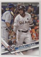 Short Print Variation - Marcell Ozuna (Batting)