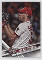 Short Print Variation - Max Scherzer (Close-Up; Profile)