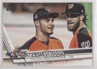 Short Print Variation - Nolan Arenado (Posed with Bryce Harper)