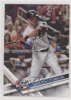 2017 Topps Update Series - [Base] #US296.1 - Giancarlo Stanton (Batting)