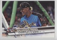 Short Print Variation - Salvador Perez (Holding Glove) [Noted]